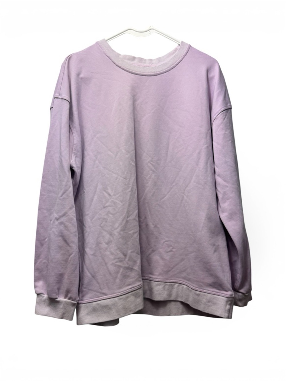 Lululemon Lavender Perfectly Oversized Crew 
Size Large